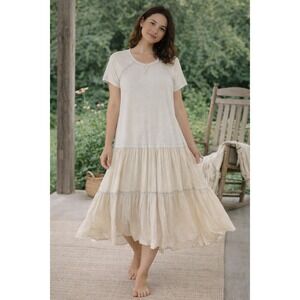 mini lace slip dress Shona Joy Ivory Toile Lace Linen Mini Dress